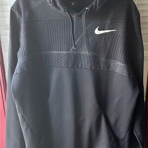 Nike Men's Black and Gray Hoodie